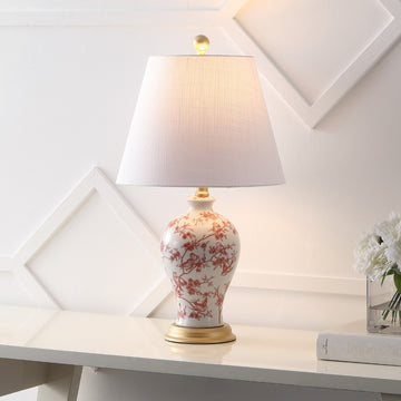 Grace 24" Floral LED Table Lamp - JONATHAN Y